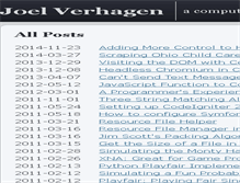 Tablet Screenshot of joelverhagen.com